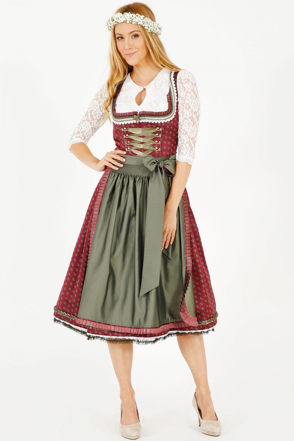 DIRNDL ATTICA (BURGUNDY) – Bavarian 