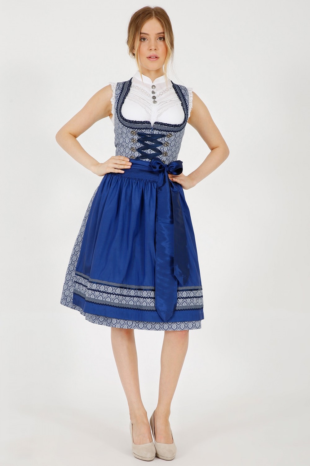 blue dirndl