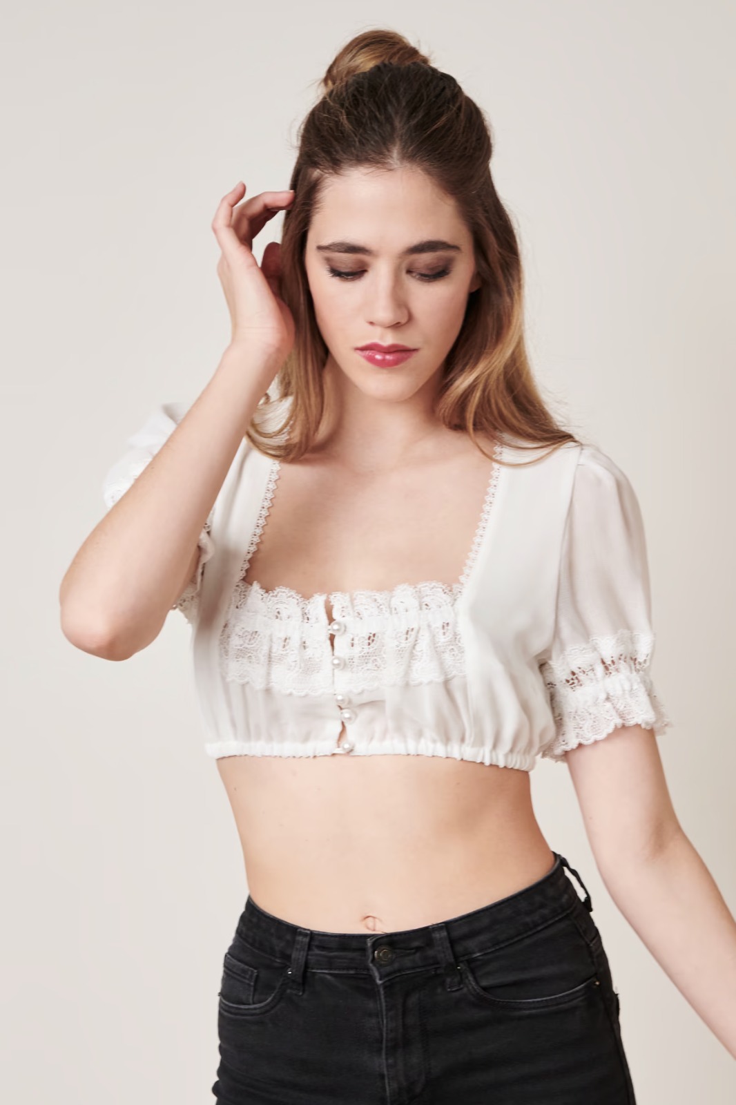 بلوزة نسائبة للفستان درندل داخلية