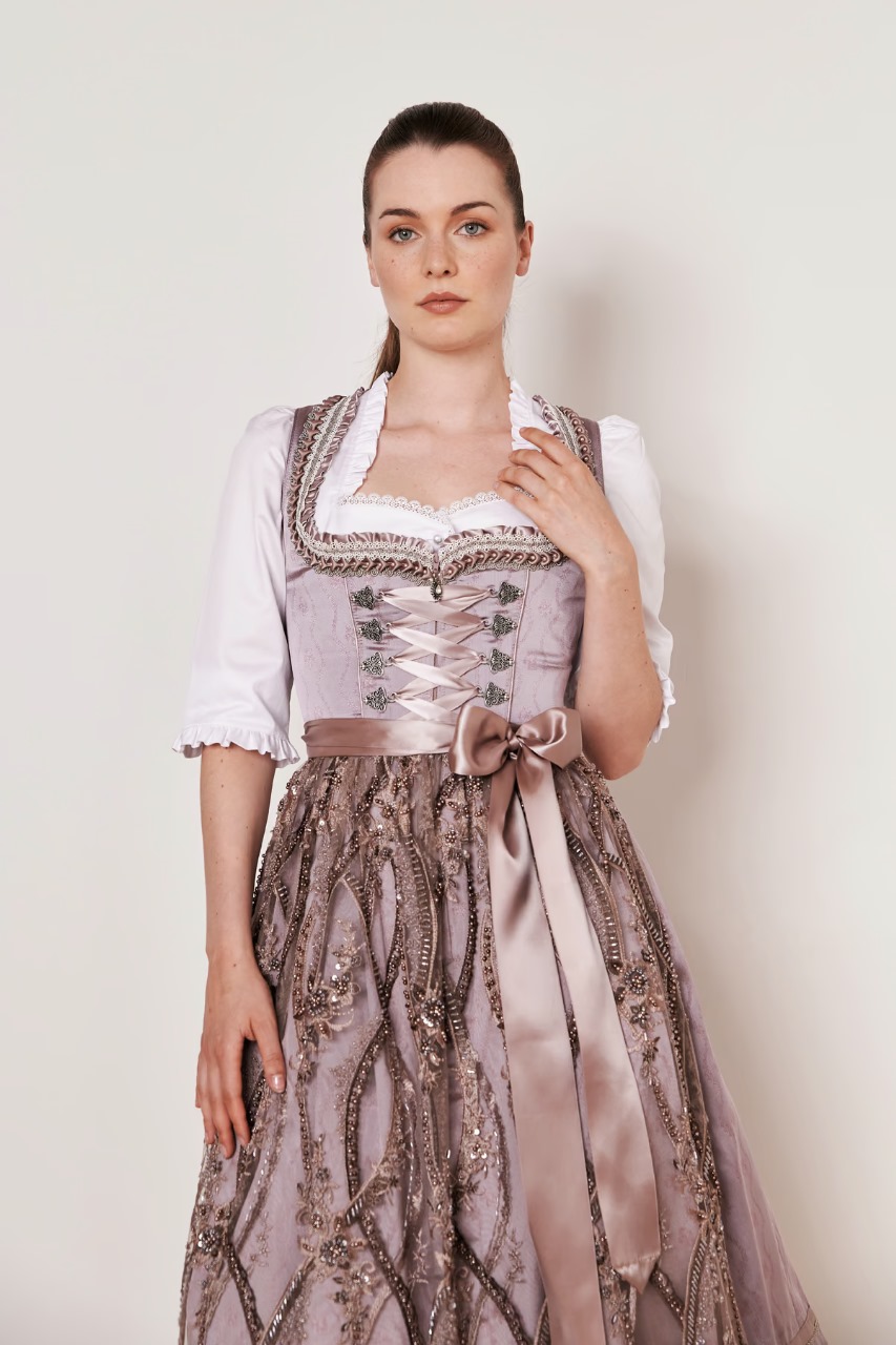 فستان ديرندل كاثرين بنفسجي فاتح